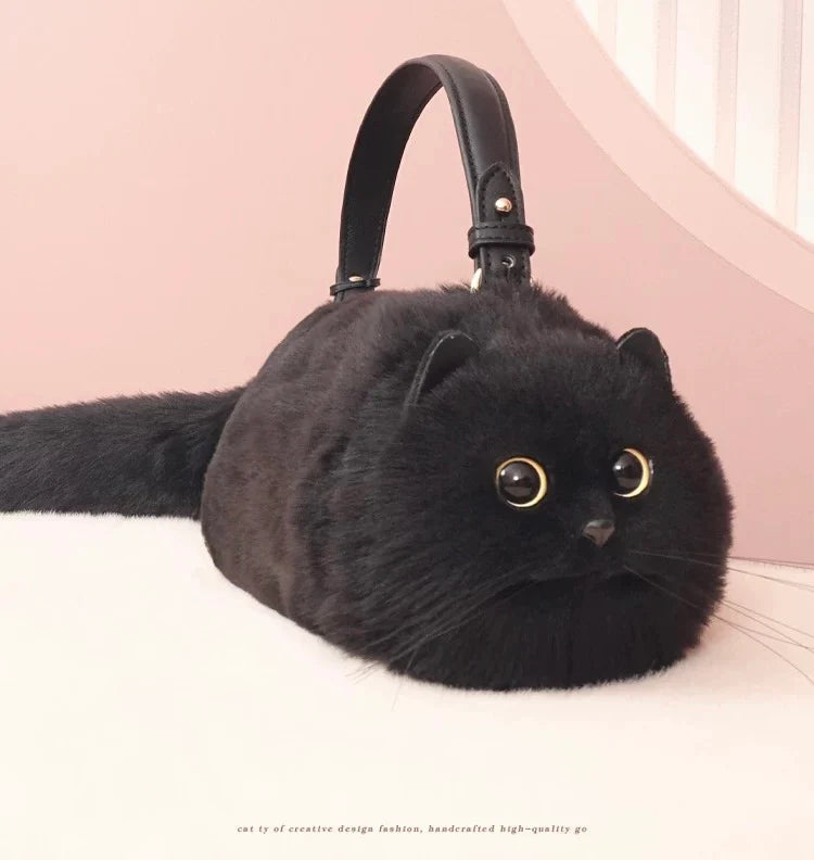 WhiskerPaw Kitty Bag - Black